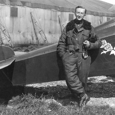 Unterleutnant Coppens vom 1. Geschwader.