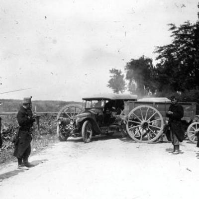 Belgian soldiers after the Battle of Halen